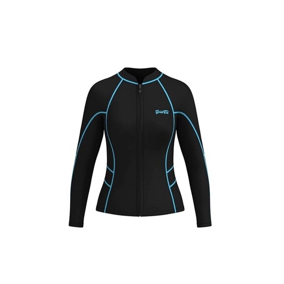 GoldFin Women’s Neoprene Full Zip Wetsuit Jacket Size XS - Picture 1 of 6